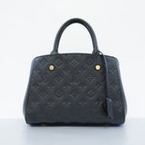 Louis Vuitton Handbag Monogram Emplant Montaigne BB Noir