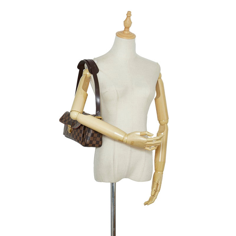 Louis Vuitton Damier Ravello GM Shoulder Bag Brown