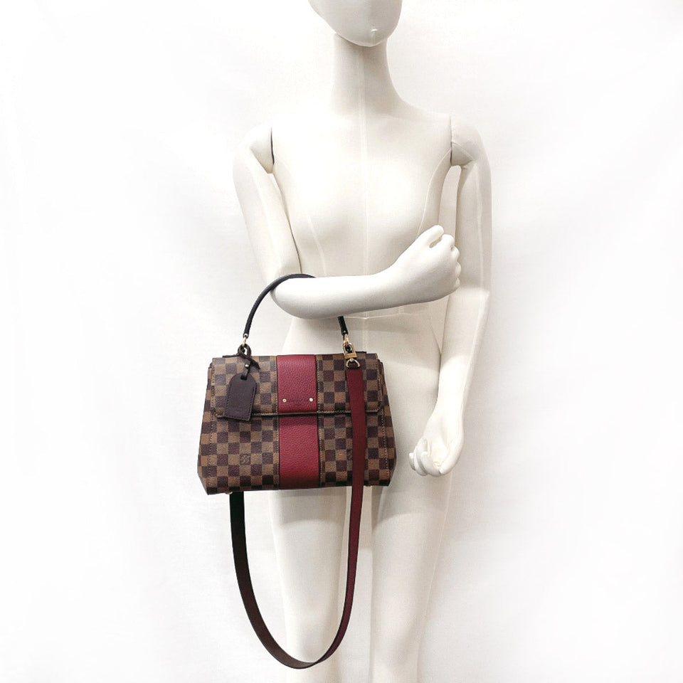 Louis Vuitton Bond Street Shoulder Bag Damier Ebene Canvas