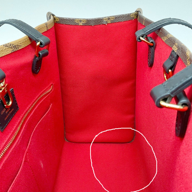 Louis Vuitton On The Go MM Giant Reverse Monogram Shoulder Bag