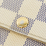 Louis Vuitton Bifold Long Wallet Damier Azur Portefeuille Sarah Wallet