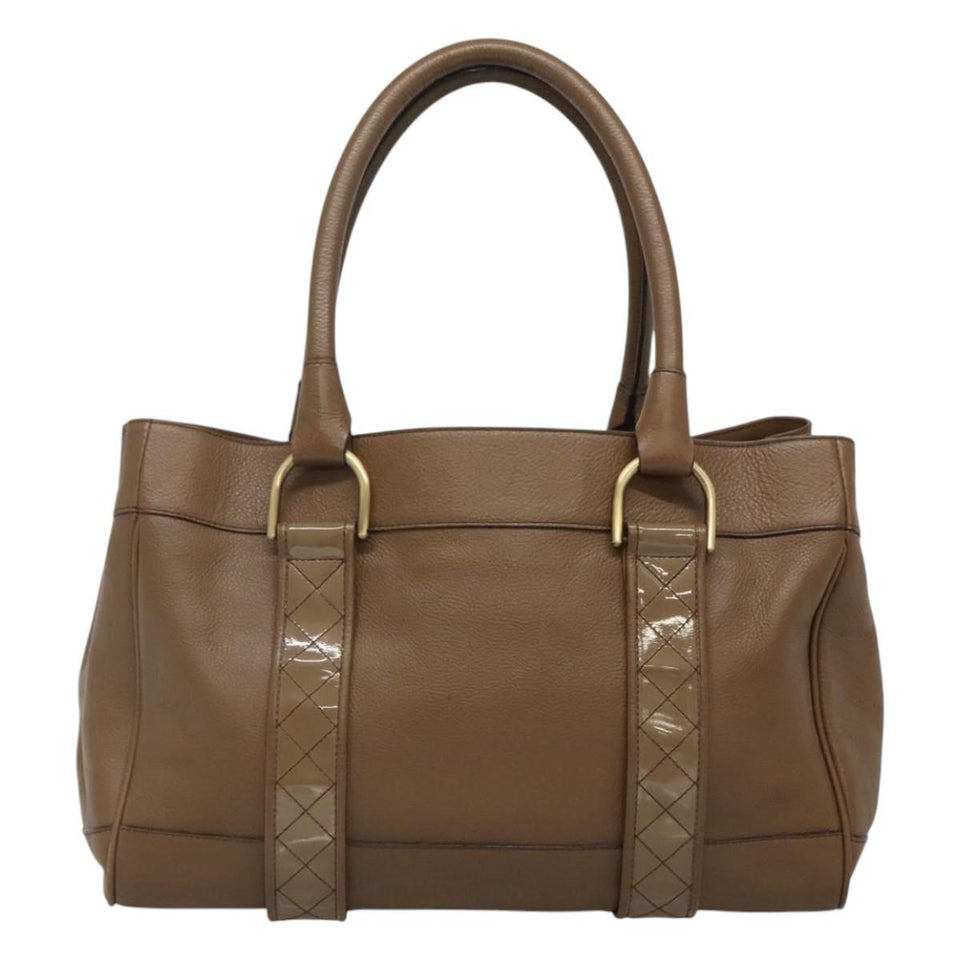 Burberry Beige Leather Tote Bag ( )