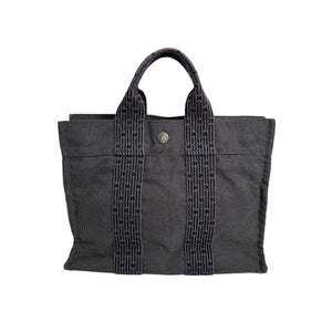 Hermes Tote Bag canvas gray Her LinePM