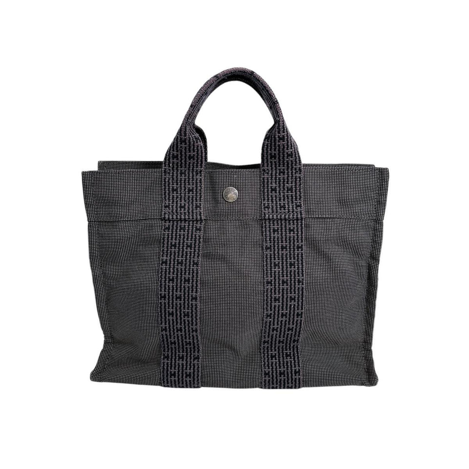 Hermes Tote Bag canvas gray Her LinePM