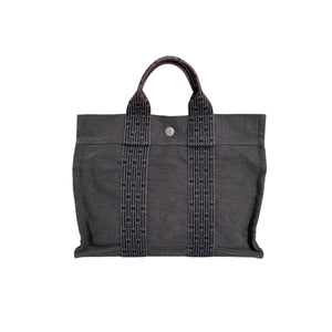Hermes Tote Bag canvas gray Her LinePM