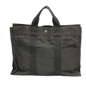 Hermes Tote Bag canvas gray Business bag Her LineTote MM