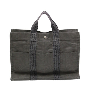 Hermes Tote Bag canvas gray Business bag Her LineTote MM