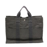 Hermes Tote Bag canvas gray Business bag Her LineTote MM