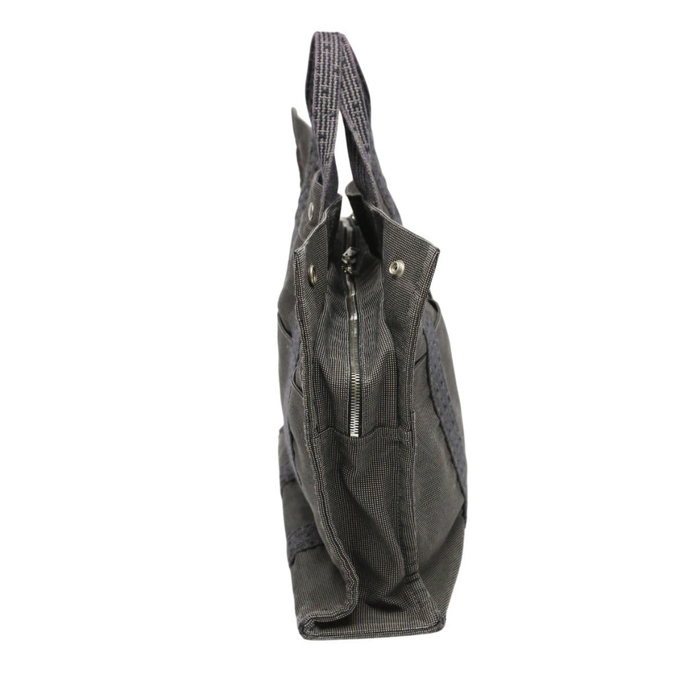 Hermes Tote Bag canvas gray Business bag Her LineTote MM