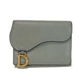 Dior Saddle Goat Calfskin Compact Wallet