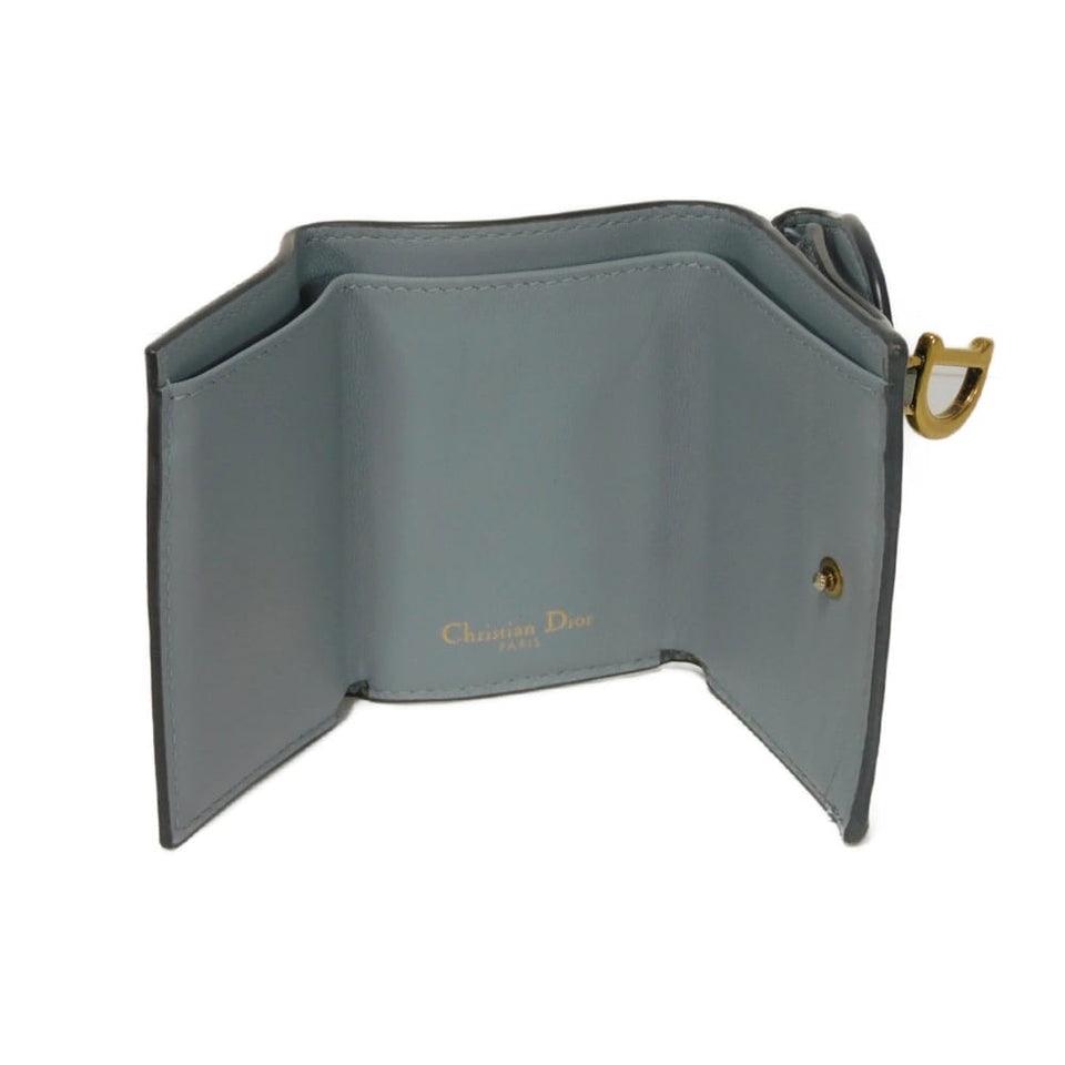 Dior Saddle Goat Calfskin Compact Wallet