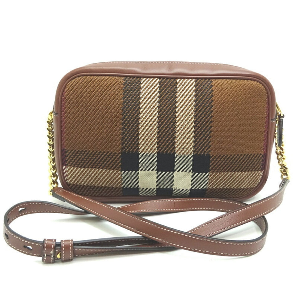 Luxury Burberry Nova Check Shoulder Bag