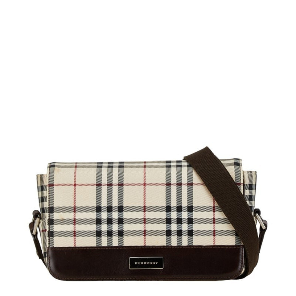 Luxury Burberry Nova Check Shoulder Bag