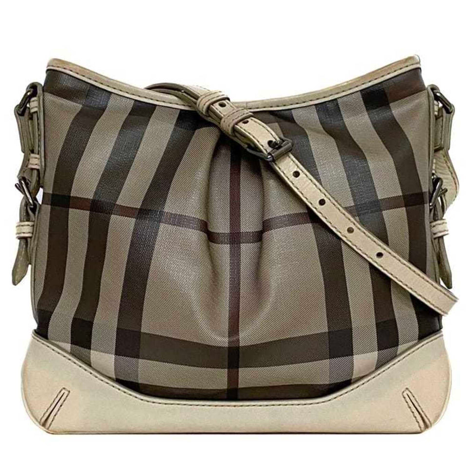 Luxury Burberry Smoke Check Shoulder Bag