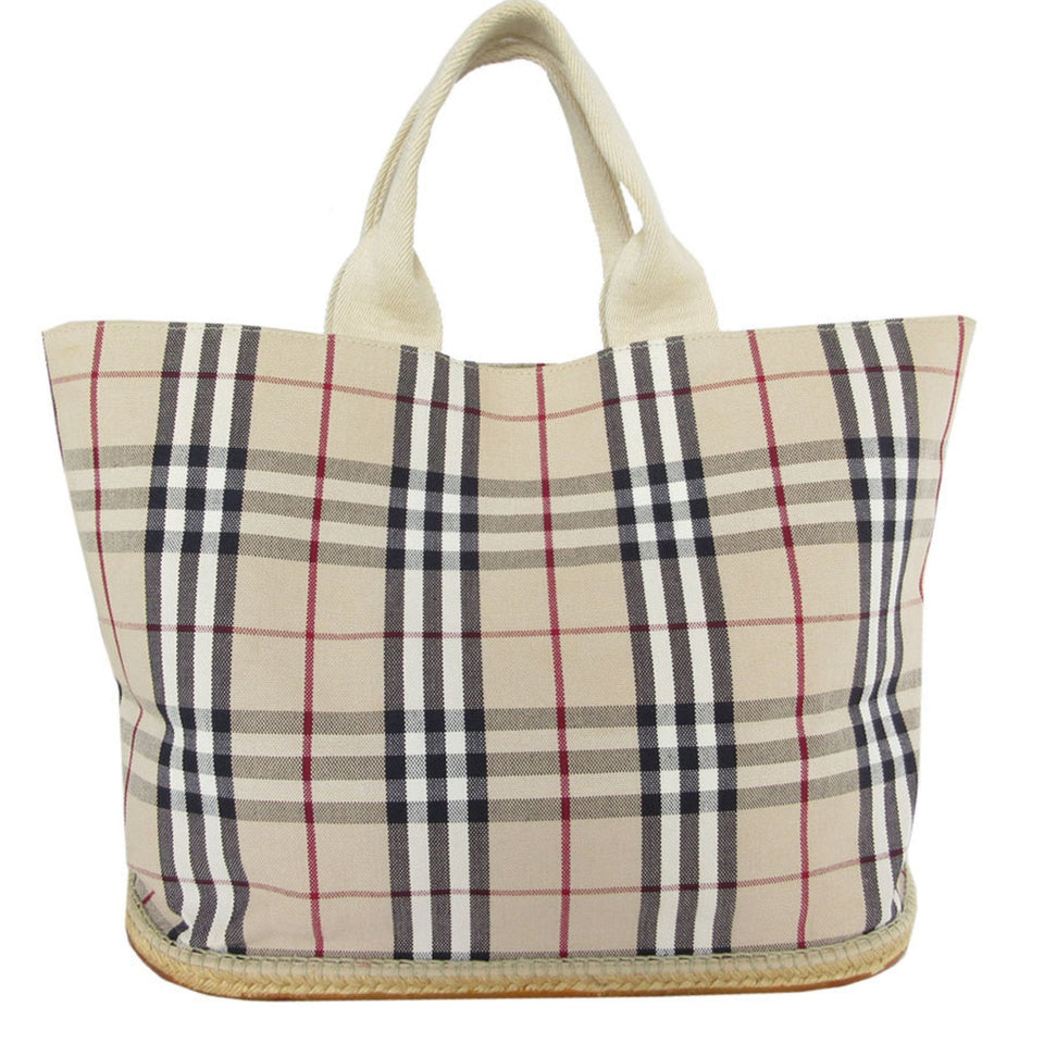 Luxury Burberry Nova Check Tote