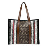 Luxury Burberry Stripe Tote