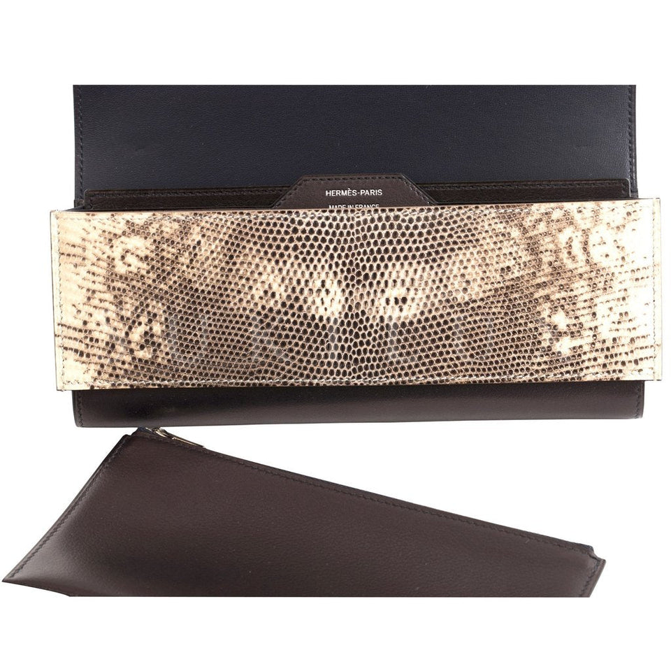 Hermes Portefeuille Passant Long Wallet Veau Evergrain