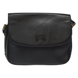 Burberry Black Leather Shoulder Bag ( )