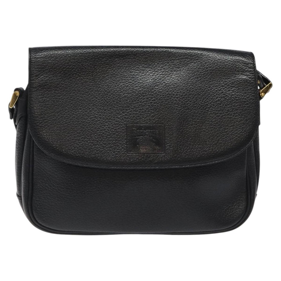 Burberry Black Leather Shoulder Bag ( )
