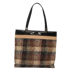 Burberry Beige Wool Tote Bag ( )