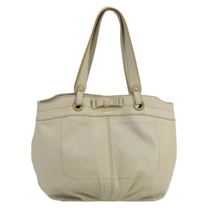 Burberry Beige Leather Tote Bag ( )