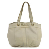 Burberry Beige Leather Tote Bag ( )