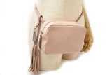 Saint Laurent- Belt Bag Shoulder Bag Leather Pink Beige