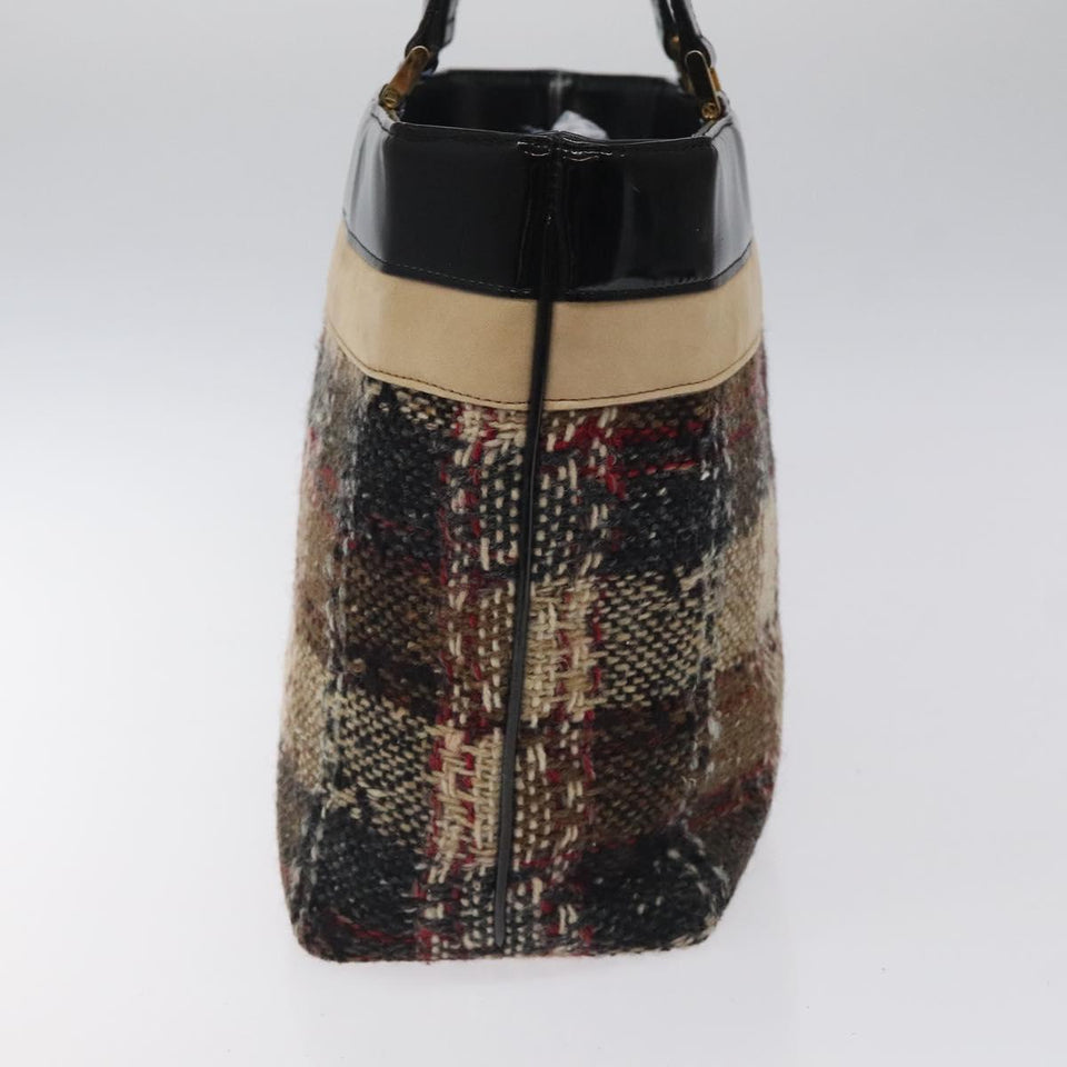 Burberry Brown Canvas Tote Bag ( )