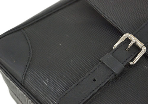 Louis Vuitton Epi Lv Shoulder Bag Segur MM Noir Black