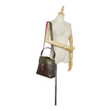 Louis Vuitton Monogram Tuileries Shoulder Bag Brown Khaki Leather
