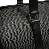 Louis Vuitton Epi Soufflot Handbag Noir Black