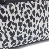 Saint Laurent- Paris Chain Shoulder Bag Baby Duffle Black White Leather