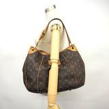 Louis Vuitton Galliera PM One Shoulder Monogram Shoulder Bag Brown