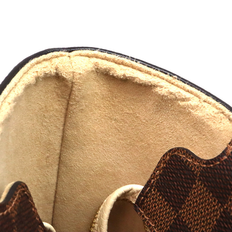 Louis Vuitton Jersey Damier Canvas Ebene Brown Tote Bag