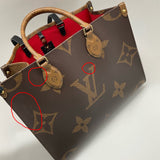 Louis Vuitton On The Go MM Giant Reverse Monogram Shoulder Bag
