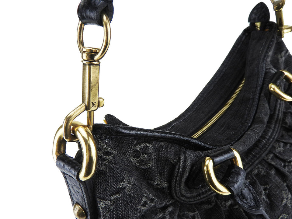 Louis Vuitton NeoCabby MM Noir Monogram Denim