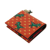 Dior Dragon & Fire Patent Leather Compact Wallet