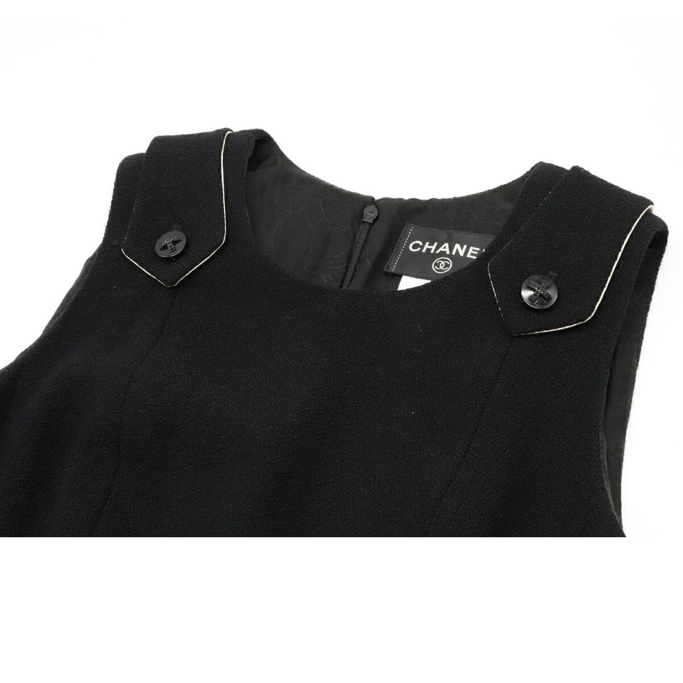 Chanel 100% Wool Dress Dress 06A