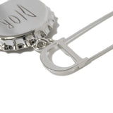 Dior Logo Bottle Cap Brooch