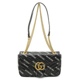 Gucci Luxury Balenciaga Trending 2025 GG Marmont Hacker Small Shoulder Bag