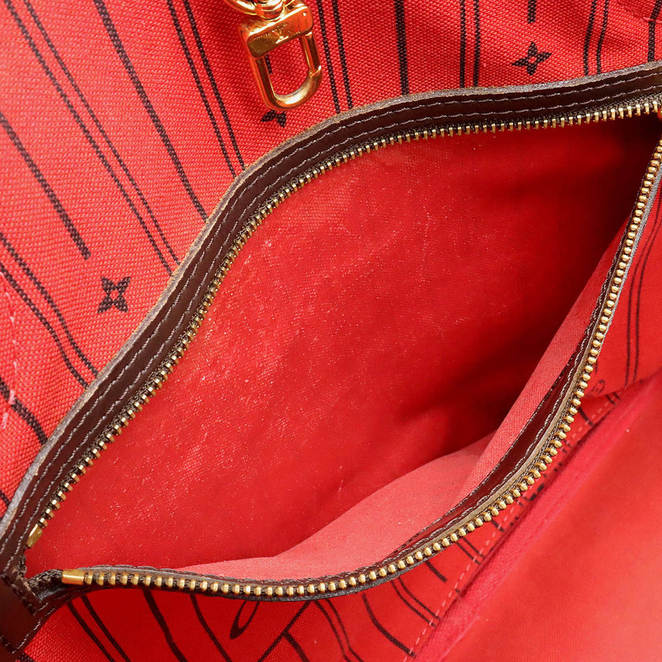 Louis Vuitton Damier Neverfull MM PVC Tote Bag