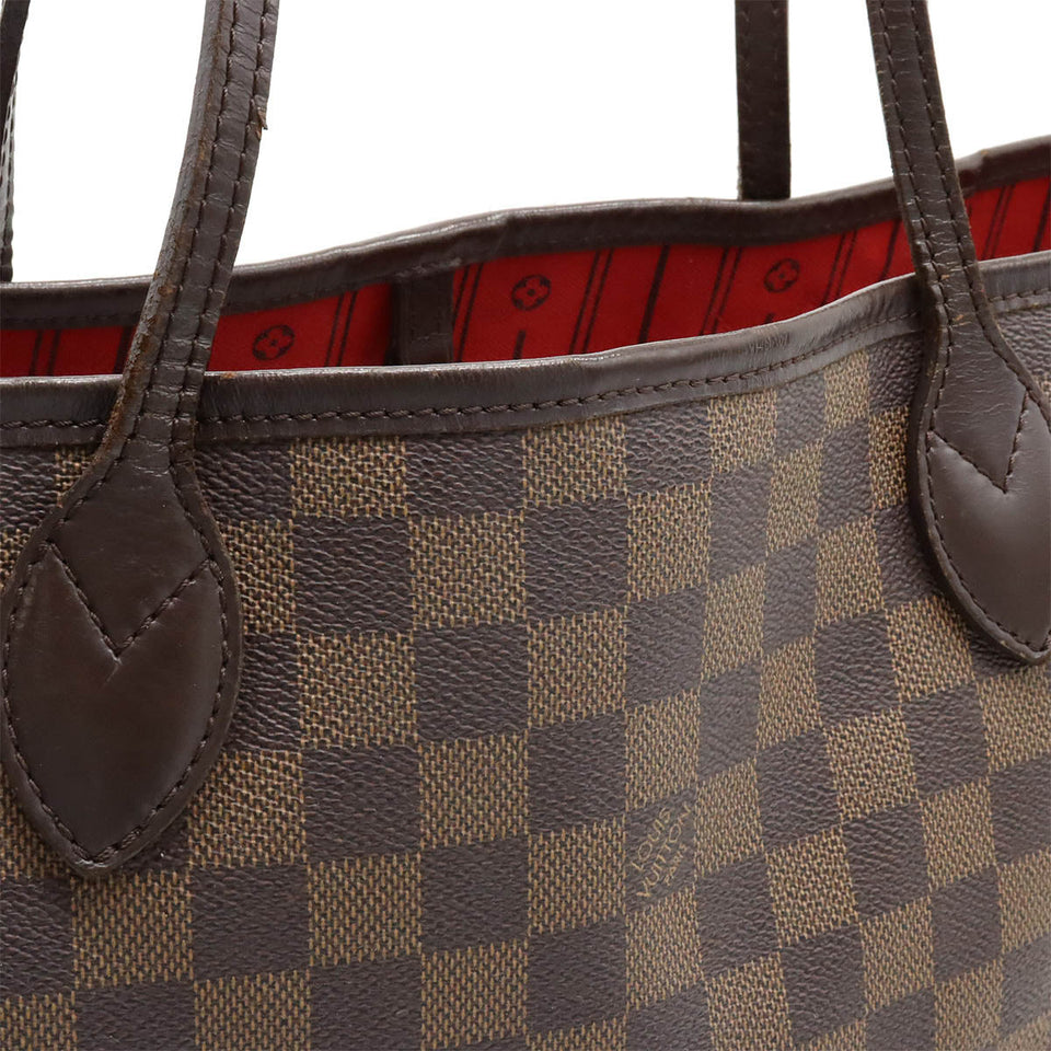 Louis Vuitton Damier Neverfull MM PVC Tote Bag