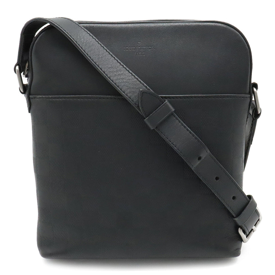 Louis Vuitton Damier Infini Leather Pochette District Shoulder Bag