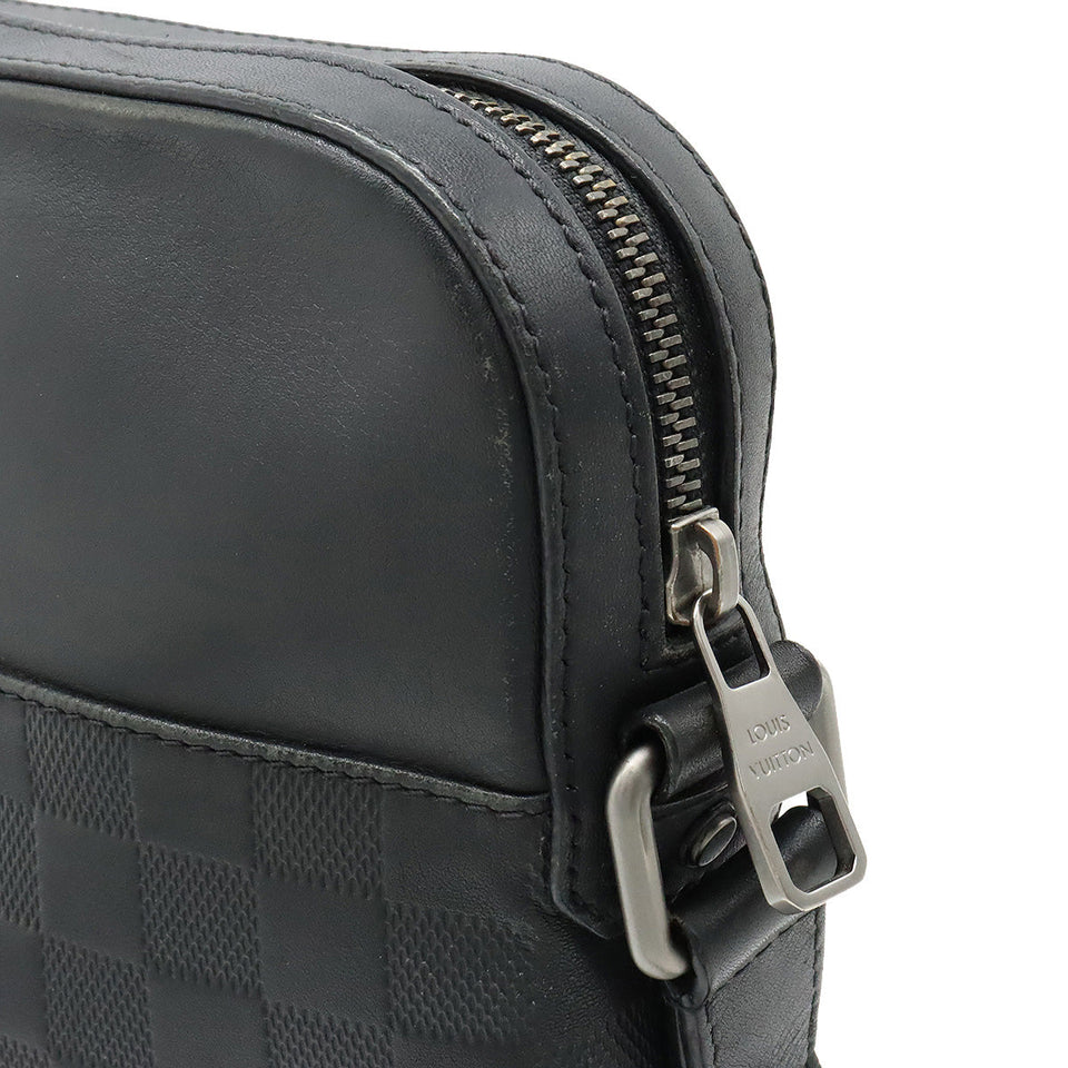 Louis Vuitton Damier Infini Leather Pochette District Shoulder Bag