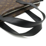 Louis Vuitton Monogram Macassar Kitan Leather Tote Bag