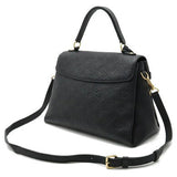Louis Vuitton Monogram Emplant Leather Implant Georges MM Shoulder Bag