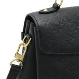 Louis Vuitton Monogram Emplant Leather Implant Georges MM Shoulder Bag