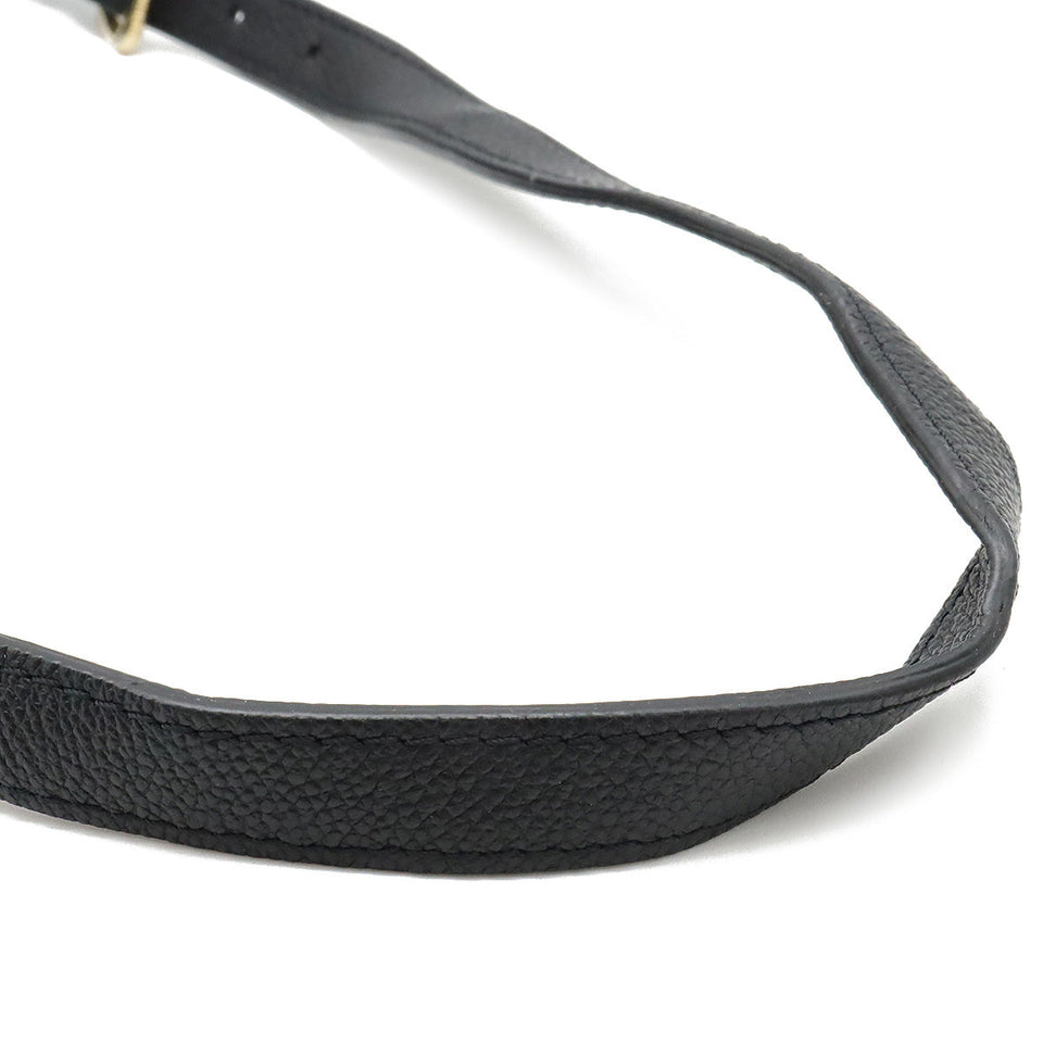 Louis Vuitton Monogram Emplant Leather Implant Georges MM Shoulder Bag