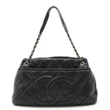 Chanel Caviar Skin Matelasse Coco Mark 2way Tote Bag A67292