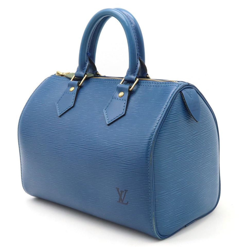 Louis Vuitton Blue Epi Handbag